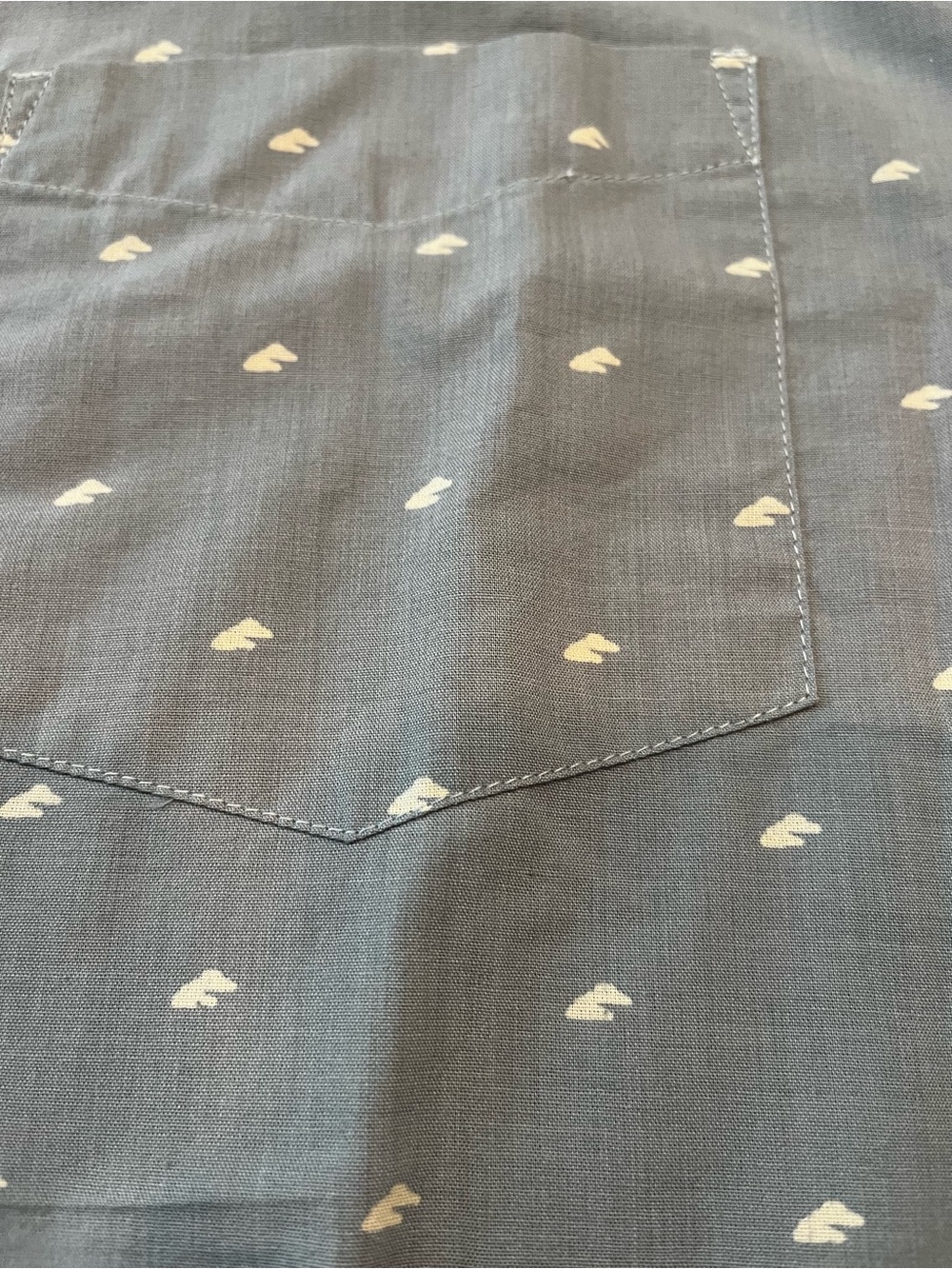 NWT Prana Men’s Tinline Button Down Short Sleeve Shirt Quarry Cloud- XL - Picture 10 of 12